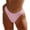 #25Pink, variant on Women's Bikini Swim Bottom Briefs Ribbed High Cut Mid Waist Bathing Suit Bottom Wine L