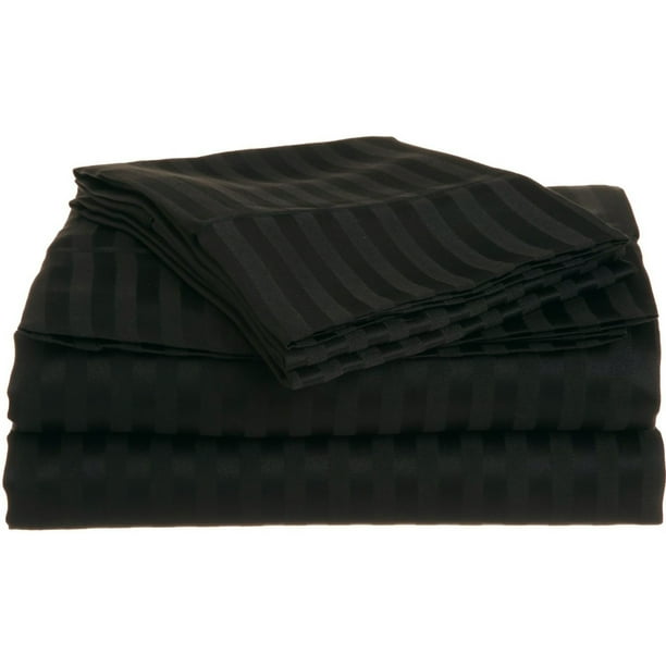 1500 Thread Count UltraSoft Microfiber Deep Pocket Stripe Bedding