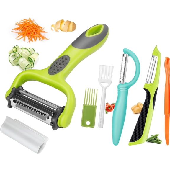 Potato Vegetable Peeler For Kitchen, Julienne Peeler, I And Y Potato Peelers For Apple Fruit Carrot Zucchini Cucumber Veggie