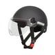thumbnail image 3 of Casco de motocicleta Shamjiam Negro con forro suave agradable para la piel 52 cm-60 cm, 3 of 8