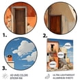 thumbnail image 3 of Designart "Tones Fontanas Italy Terracotta wall art XI" Cityscapes Metal Wall Art, 3 of 5