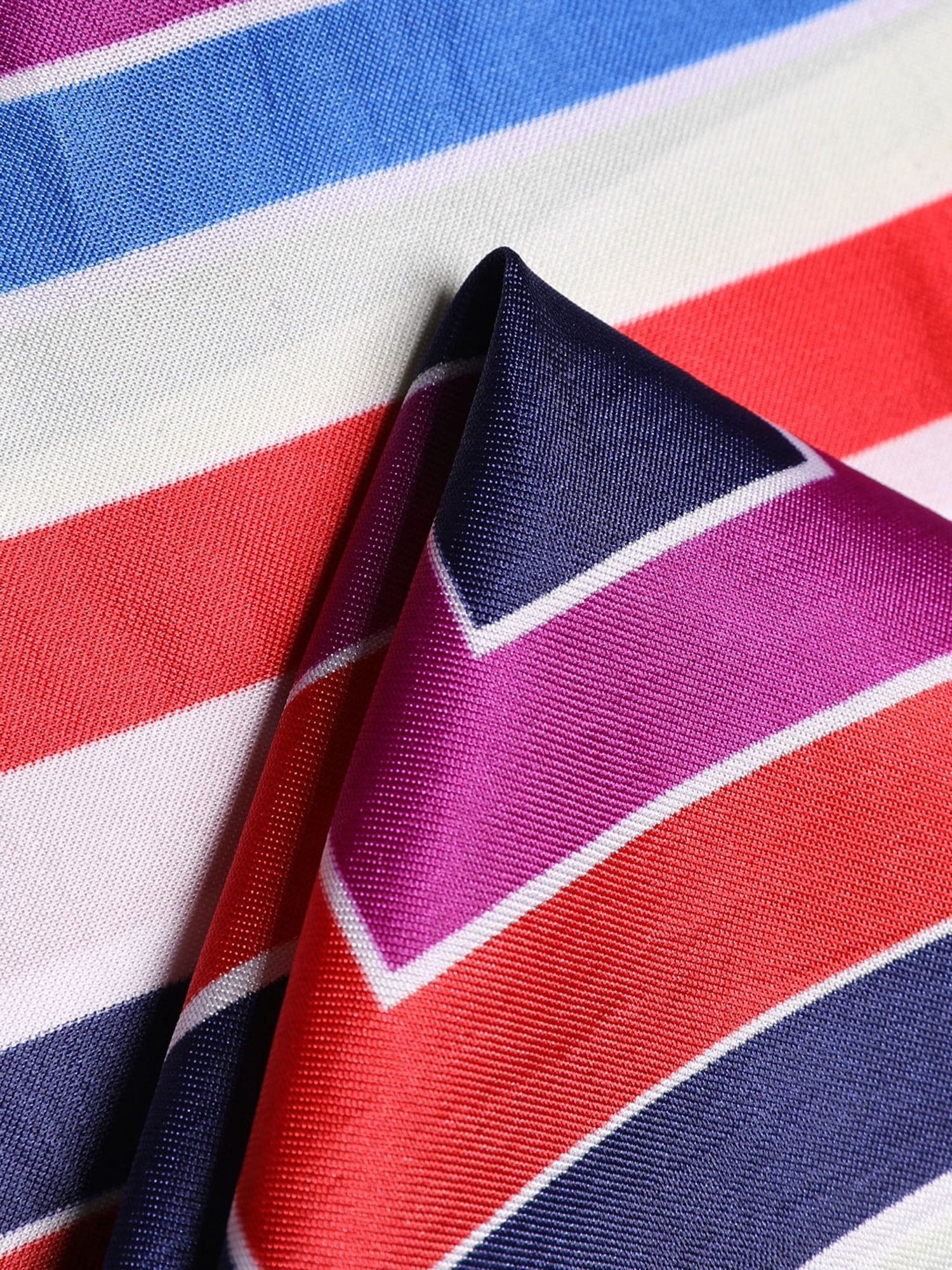 Unique Bargains Women Satin Print Square Scarves Kerchief Neck Scarves 20 x 20""