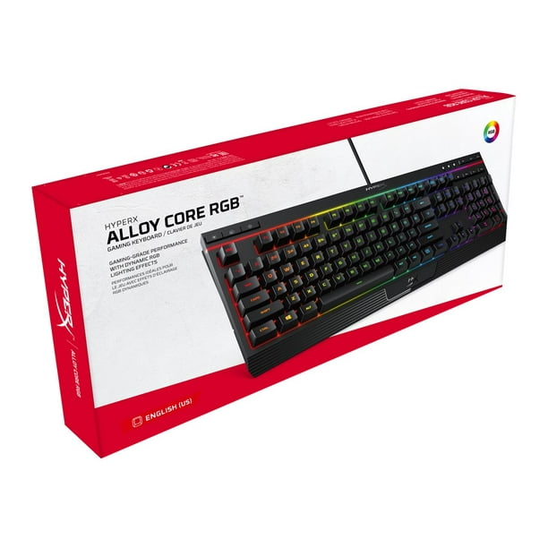 HyperX Alloy Core RGB Gaming - Keyboard - backlit - USB - US