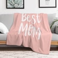 thumbnail image 4 of Flannel Fleece Blanket Best Mom Throw Blanket Ultra Soft Warm Fleece Blanket Gifts for Women Gift for Mom Throw Blanket Unique Ideas Girls Boys 60"x80", 4 of 8
