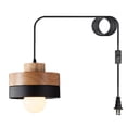 thumbnail image 1 of Hanging Pendant Light Nordic Style Dining Room Kitchen Island Metal Black Mini Pendant Lights For Kitchen Island Hanging Lamp Plug In, 1 of 4
