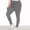 Gray, variant on Busydd Leggings for Women Plus Size XL-5XL Elastic Waist Yoga Pants Solid Color Gym Workout Leggings Stretchy Overiszed Athletic Pants for Women