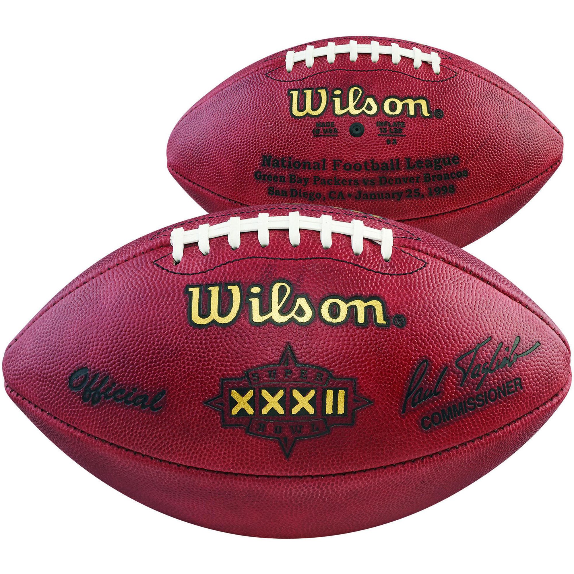 Super Bowl XXXII Wilson Official Game Football