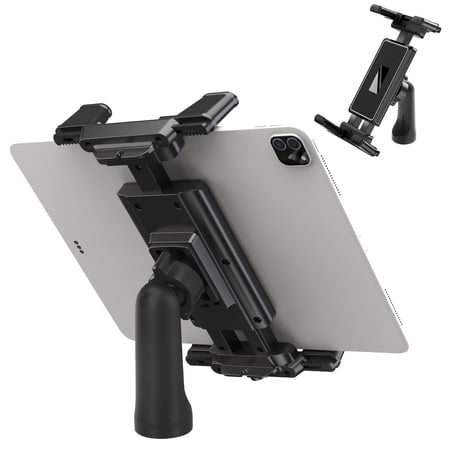 EEEkit Tripod Mount Adapter, 360° Rotatable Tablet Stand Fit for iPad, Samsung Galaxy Tab, 3.5–13.5" Tablets, Black