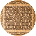 thumbnail image 1 of Ahgly Company Indoor Round Persian Orange Traditional Area Rugs, 5' Round, 1 of 1