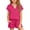 Hot Pink, variant on Girls Outfit Sets Short Sleeve, 2 Piece School Summer Casual Kids' Clothing Sets Khaki Size 4-5 T