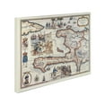 thumbnail image 3 of Trademark Fine Art Unknown Map of the Island of Haiti, 1789 Canvas Wall Art - 24x32, 3 of 3