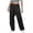 A2 Black, variant on Women's Baggy Cargo Pants High Waisted Parachute Pants Loose Fit Wide Leg Joggers Elastic Drawstring Waist Techwear Trousers Y2K Streetwear Casual Lounge Pants Utility Track Pants Black XS