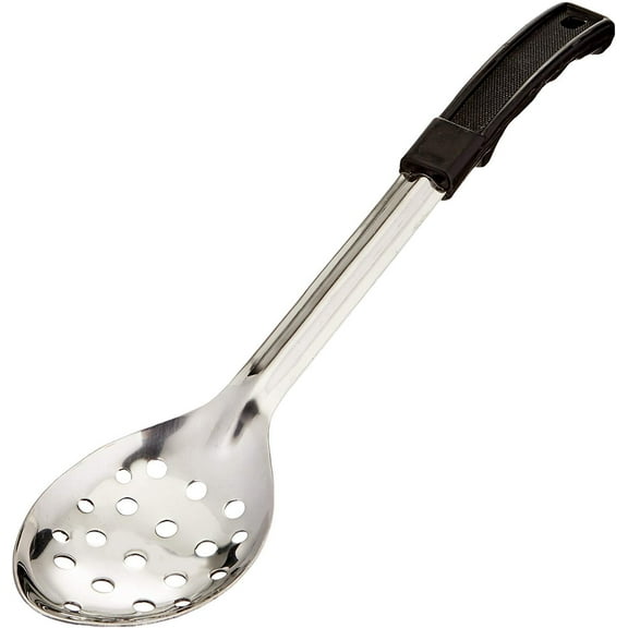 Winco BHPP-13 Black Perforated 13 Basting Spoon"