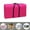 Pink, variant on Large 100L Foldable Christmas Tree Storage Bag | Heavy-Duty 600D Canvas with Zipper | Red or Pink Holiday Decoration & Clothing Organizer | 31.49 x 18.89 x 9.84 inches