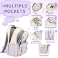 thumbnail image 4 of DAKIMOE Kids Backpack, Large Capacity School Bookbag for 15.6 Inch Laptop, Water-Resistant Cute Girl Backpacks for Teen adults, Lightweight Travel Daypack for Middle School College, 4 of 9