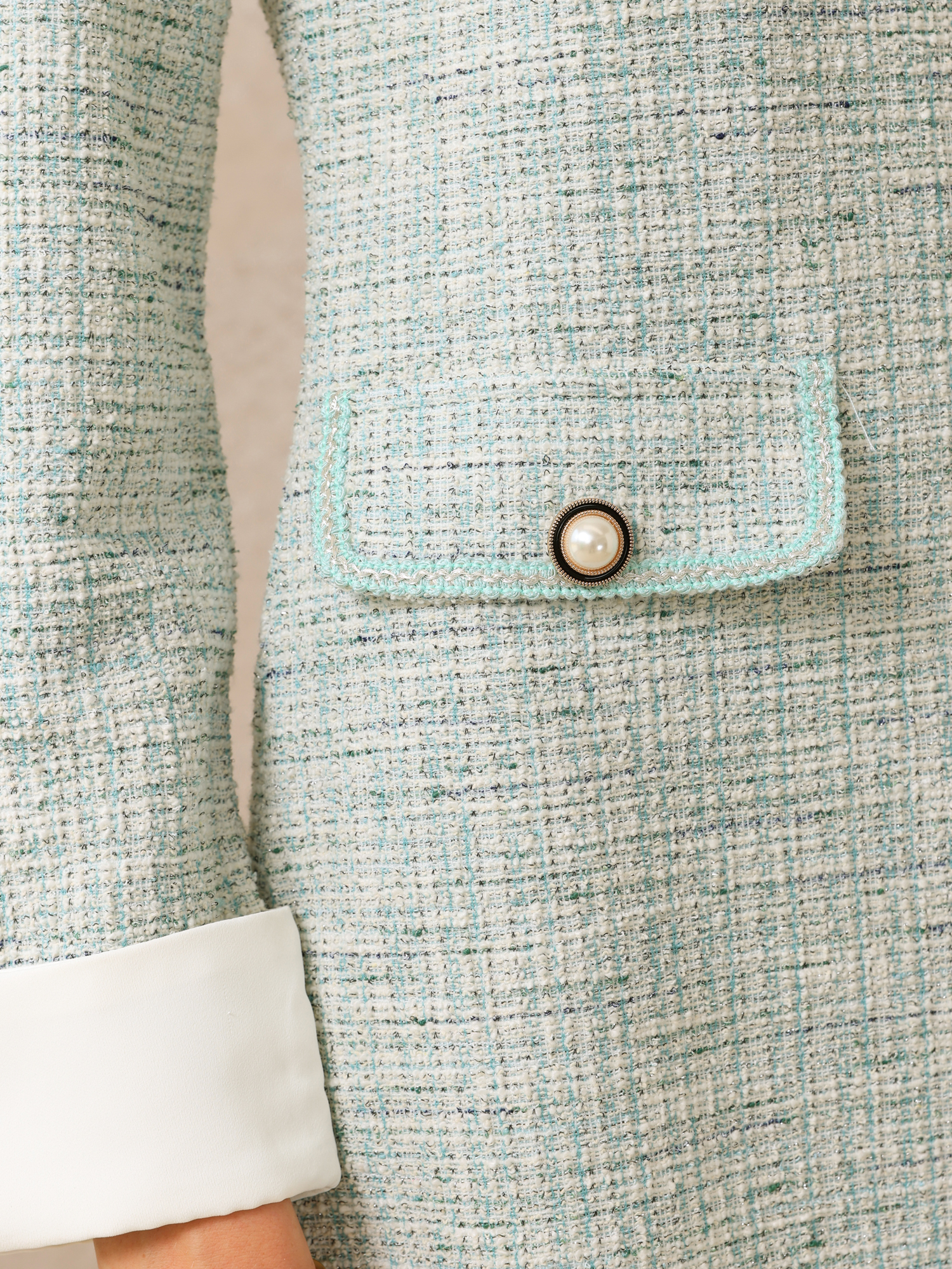 DARING DIVA Women's Tweed Formal Work Long Sleeve Sheath Dress XL Cyan Blue