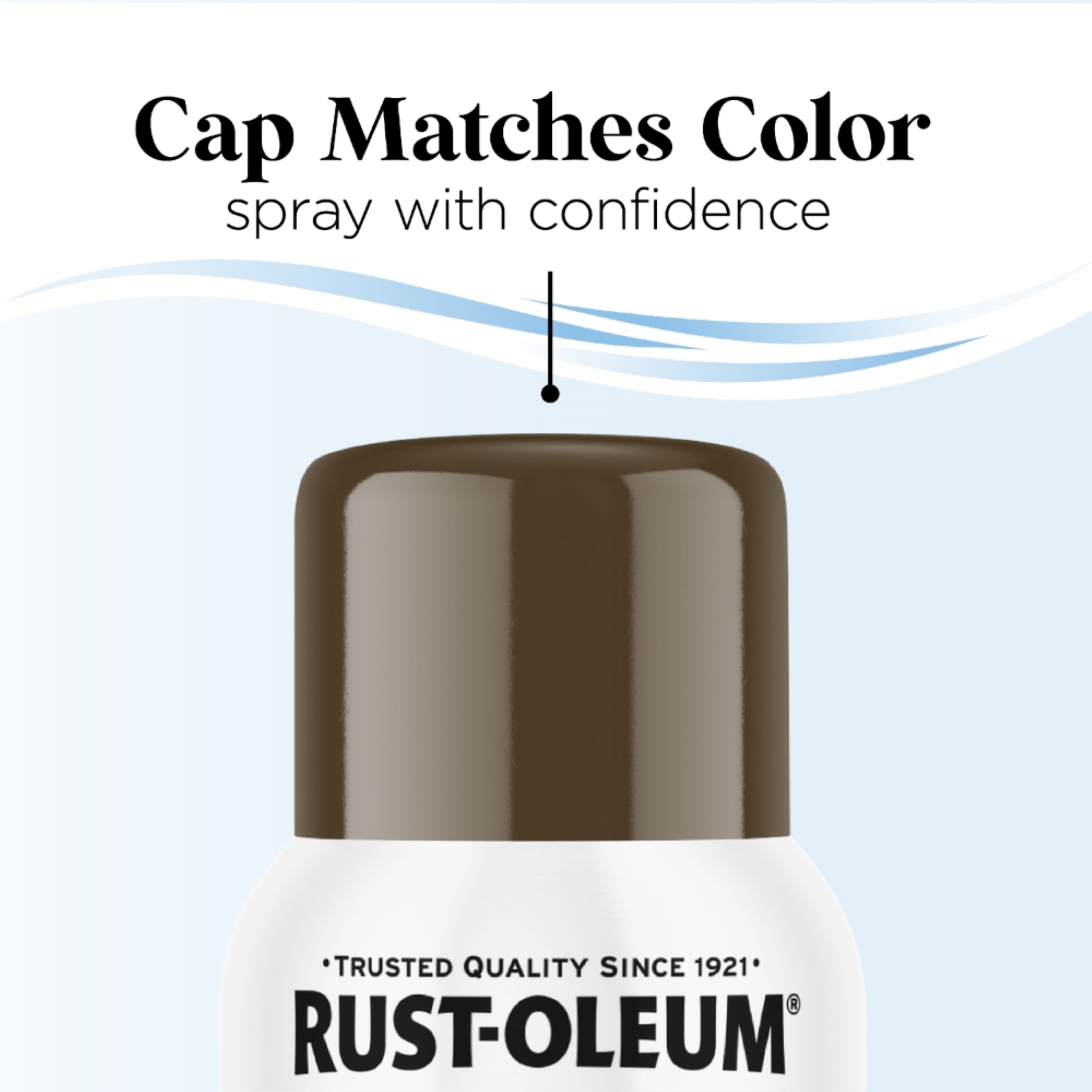 (6 pack) Brown Bear, Rust-Oleum Low Odor Premium Gloss Spray Paint-388276, 11 oz