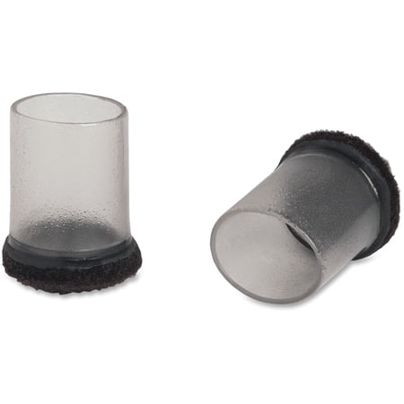 Lorell LLR49321 Clear Sleeve Floor Protectors 8 / Pack Clear