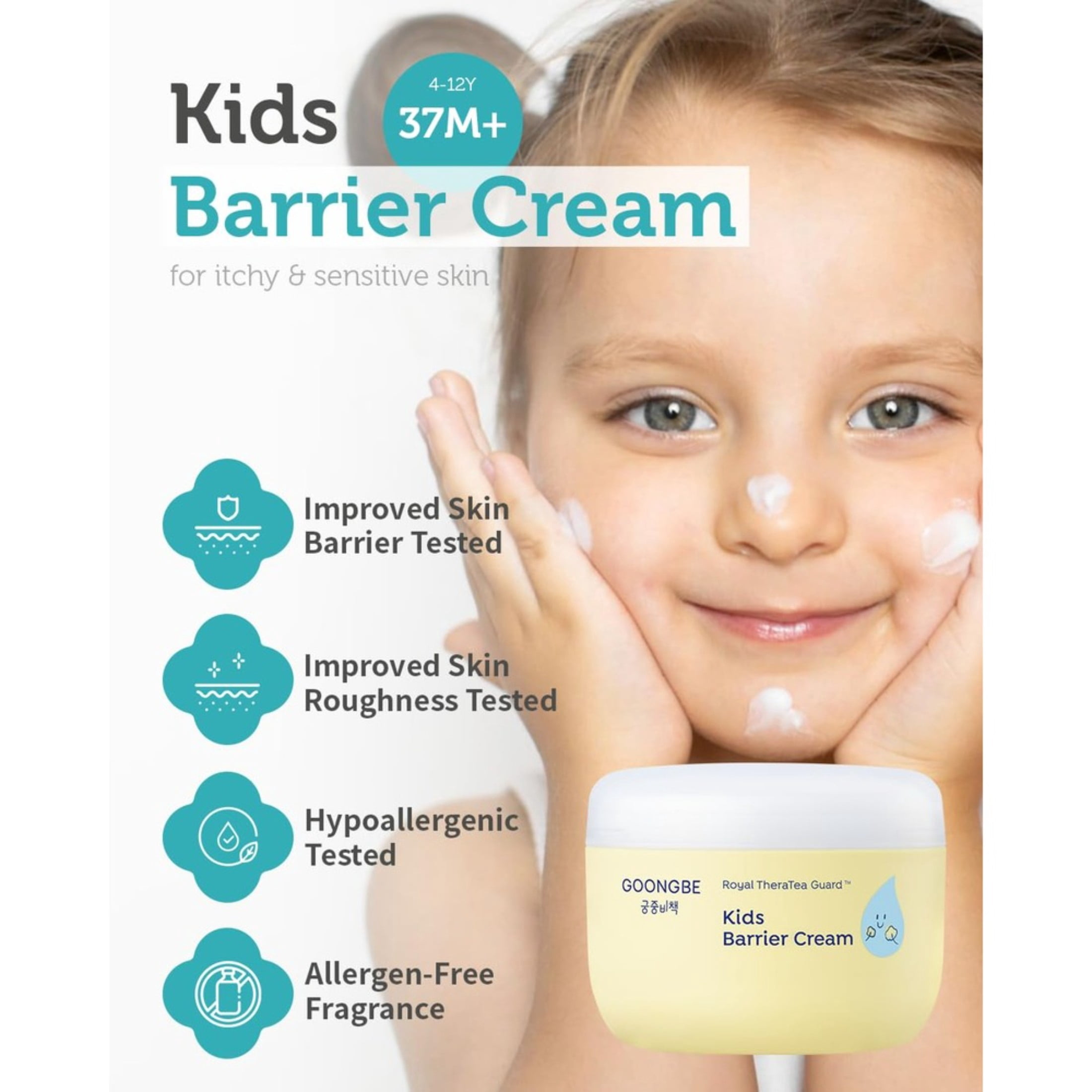 GOONGBE Kids Barrier Cream 180 ml – Intensive Moisture & Skin Protection