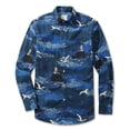 thumbnail image 4 of Camisas hawaianas con estampado 3D de gaviota para hombre, camisas de manga larga para fiestas, blusas de gran tamaño con estampado de pájaros, ropa masculina, blusas Harajuku, 4 of 4