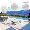 thumbnail image 3 of Western Stars Retro Outdoor Rug for Patio/Deck/Porch, Non-Slip Large Area Rug 6 x 9 Ft, Wheat Rings Farmhouse Wooden Stripes Indoor Outdoor Rugs Washable Area Rugs, Camping Rug Carpet Runner, 3 of 8