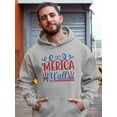 thumbnail image 2 of Merica Y'all Hoodie Men -Image by Shutterstock, Male 5X-Large, 2 of 4
