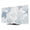 Light Blue Grey, variant on Red Orange Coastal TV Cover for 24 Inch Screen,Stretch Fabric Dustproof TV Display Protector,Sea Turtle Nautical Coral Summer Beach Elastic Slipcover Monitor Cover for Desktop Computer 20.9"x11.8"