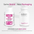 thumbnail image 4 of SuperSmart Beta-Sitosterol Supplement 180mg per Day (Patented) - Plant Sterols - Beta-Sitosterol Extract for Men | Non-GMO & Gluten Free - 90 Vegetarian Capsules, 4 of 10