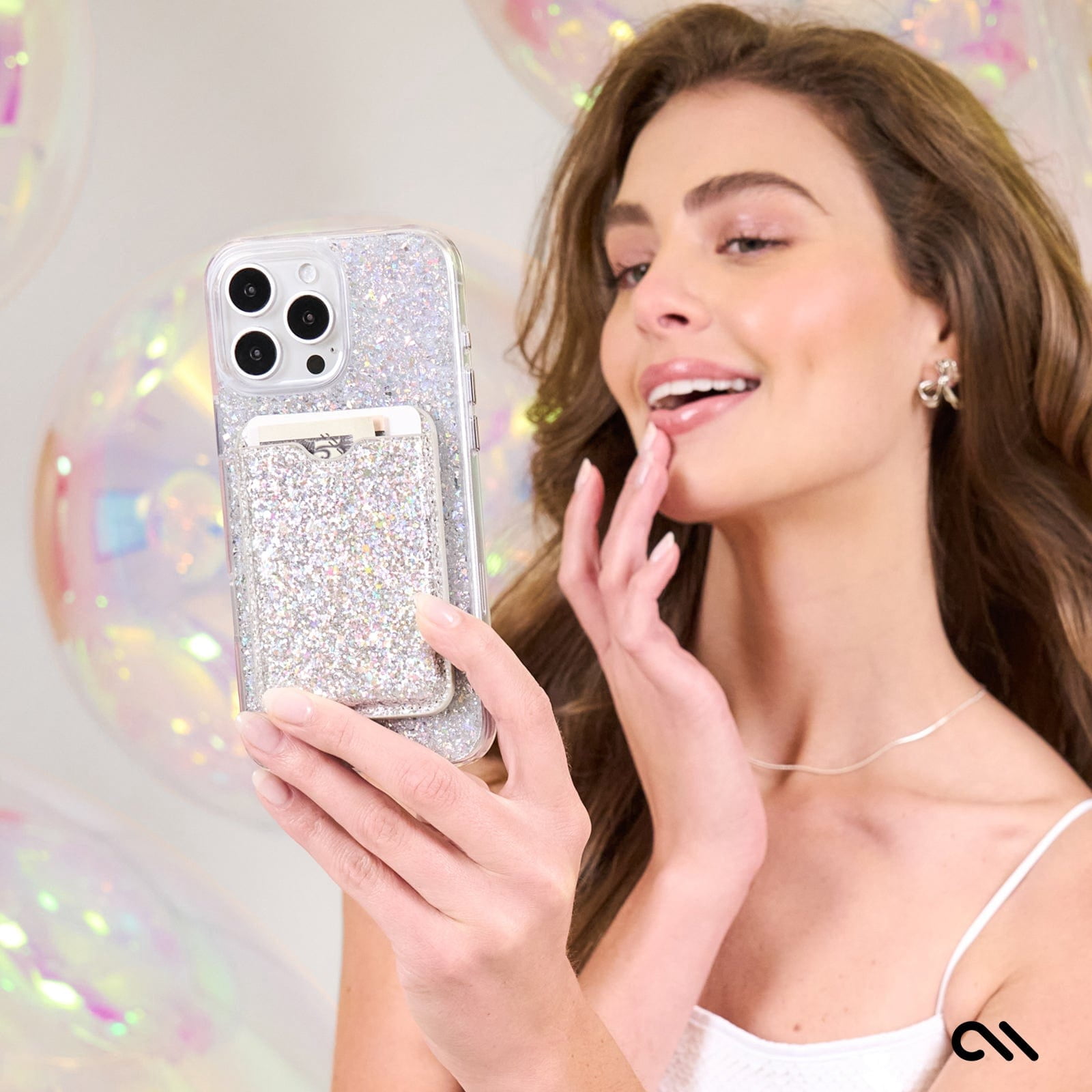 Case-Mate Apple iPhone 16 Pro MagSafe Compatible Case - Twinkle Disco