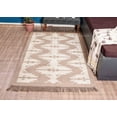 thumbnail image 3 of Chouhan Rugs Kilim Rug Wool Jute Rug, Bohemian Rugs, Jute Rug Wool Rug, Kilim Dhurri Wool and Jute Rug Handmade, Kilim Dhurrie Rug, Traditional Indian Wool Jute Rugs ( 5x8 Ft ) (KILM- 2), 3 of 9