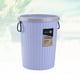 thumbnail image 2 of 1 por ciento de forma redonda de basura de basura de basura de plástico Basura de basura con organizador de bolsa de residuos circulares presionados - Tamaño S (azul), 2 of 4