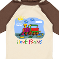 thumbnail image 4 of Inktastic I Love Trains Boys or Girls Long Sleeve Baby Bodysuit, 4 of 5