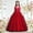 Red, variant on BRGZLK Flower Girl Maxi Dress Summer 2026 Solid Color Sleeveless Round Neck Tulle Dresses Wedding Guest Birthday Party Princess Gown Purple 9-10 Years