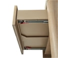thumbnail image 4 of JERFIT Modern Nightstand with Charging Station, 2-Drawer Beige Bedside Table with Stone Top, Rope Design, Soft-Close Drawers for Bedroom, 4 of 5