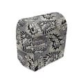 thumbnail image 1 of Comics Stand Mixer Cover, Bubbly Poof Boom Omg Bubbly Calligraphy Design in Clouds Smoke Burst, Kitchen Appliance Organizer Bag Cover with Pockets, 5 Quarts, Dark Night Blue Eggshell, by Ambesonne, 1 of 4