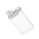 thumbnail image 4 of Contenedor de almacenamiento de alimentos secos, organizador de almacenamiento apilable de despensa, contenedor de almacenamiento transparente para cubierta gris Macarena Recipiente hermético, 4 of 8