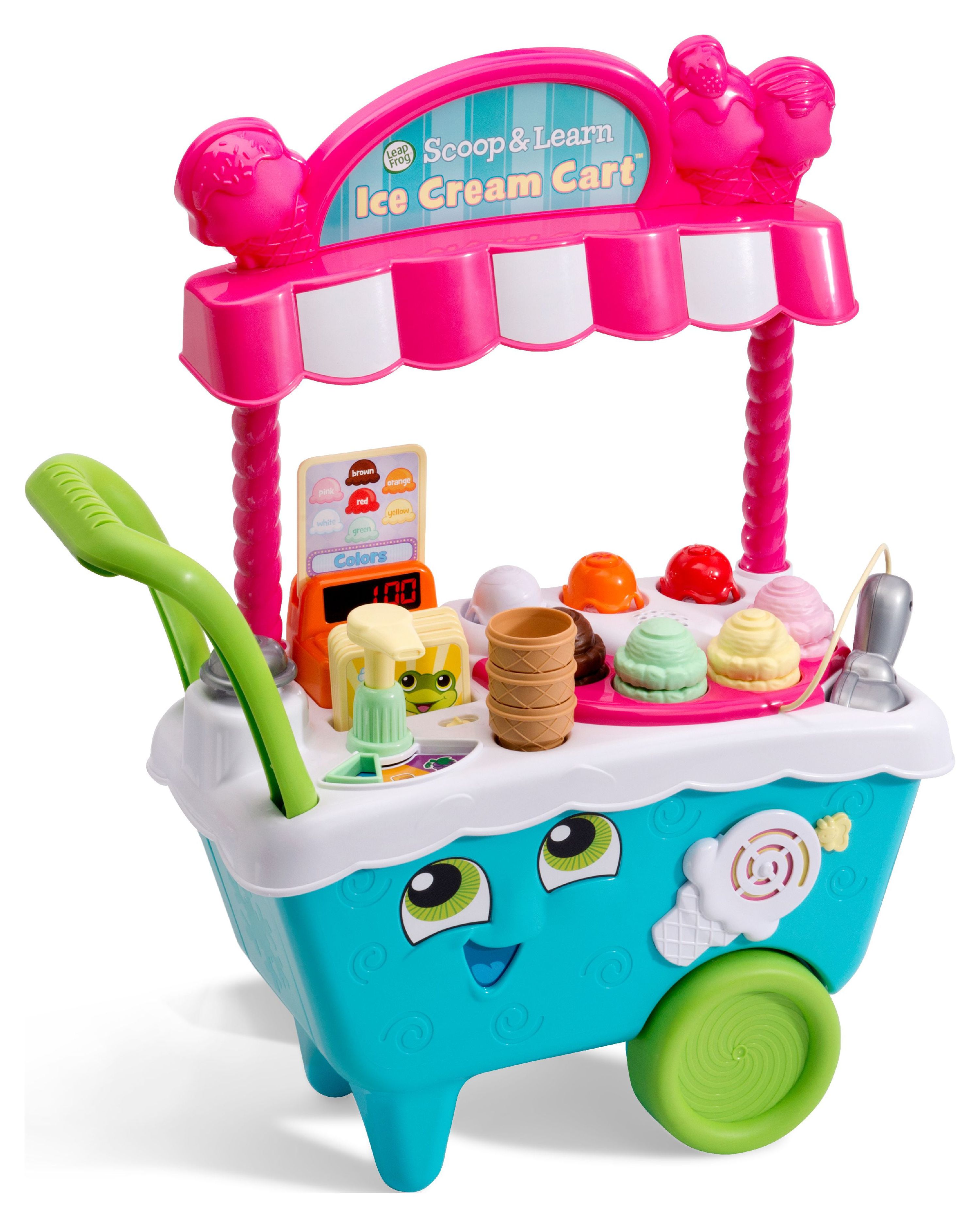 LeapFrog Scoop and Learn Ice Cream Cart, Multi-Color Play Kitchen Toy for Kids - image 4 of 20