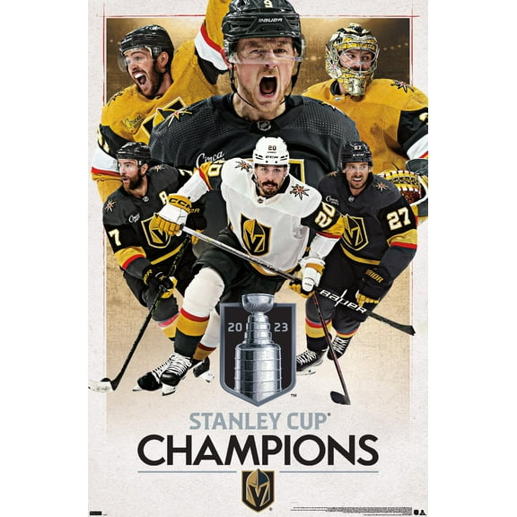 NHL Vegas Golden Knights - 2023 Stanley Cup Champions Wall Poster, 22.375" x 34"