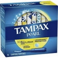 thumbnail image 5 of Tampax Pearl Regular Absorbency Plastic Tampons, Unscented, 36 ct, 4 Pack, 5 of 5