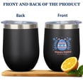 thumbnail image 3 of 12oz Easter Egg Tumbler with Lid & Straw, Insulated Stainless Steel Wine Cup, [Easter Theme] Print, 3 of 5
