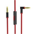 thumbnail image 1 of Inteprter Cable de audio para auriculares de 3,5 mm Cable auxiliar estéreo Cable de control Auriculares Cable auxiliar de ángulo Cables de audio/vídeo negro rojo, 1 of 8