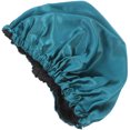 thumbnail image 3 of Gorro de baño para mujer, gorro de sauna grueso, gorro de ducha reutilizable para cabello largo y corto., 3 of 7