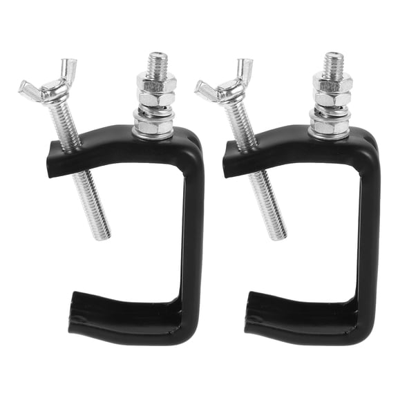 2pcs Truss Clamp Lights Aluminum Alloy Mounting Bracket Hook for Spot Lights and Light Pole Clamps
