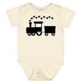 thumbnail image 3 of Inktastic Valentines Day Heart Choo Choo Train Boys Baby Bodysuit, 3 of 5