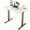 White/Gold Frame, variant on HUANUO 32" Small Electric Standing Desk Adjustable Height, 4 Memory Height Settings, Sit Stand Up Desk for Home Office & Computer Workstation, White and Gold Frame