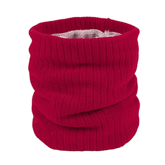 TRUBKH Winter Scarves for Women Scarf for Men Neck Gaiter Neck Scarf Neck Warmer One Size Red 1 One Size