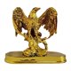 thumbnail image 1 of Figura de águila coleccionable, artesanía, obra de arte, decoración del hogar para mesa de fiesta. dorado, 1 of 6
