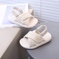 thumbnail image 4 of Bixock Toddler Boys Sandals Kids Shoes Boys Solid Color Open Toe Sandals 2 in 1 Slides Casual Beach Summer Shoes for Little Kids, 4 of 7