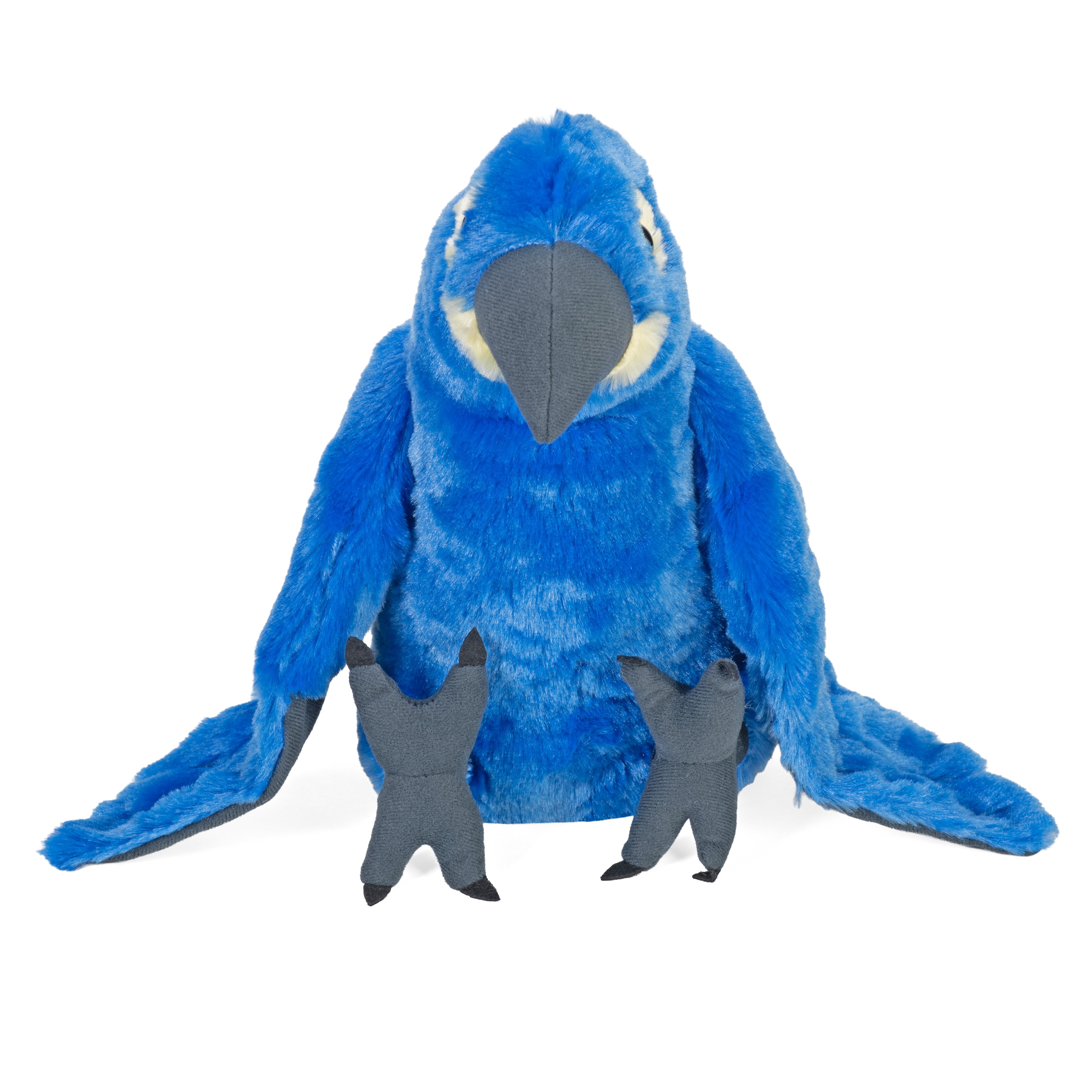 Wild Republic Hyacinth Macaw Plush, Stuffed Animal, Plush Toy, Gifts for Kids, Cuddlekins 12 Inches
