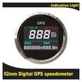 thumbnail image 2 of 2"(52mm) Universal Digital GPS Speedometer Tripmeter Adjustable Odometer Mileage for Boat Yacht Motorcycle Car 12V 24V ,Wide Applicability, 2 of 7